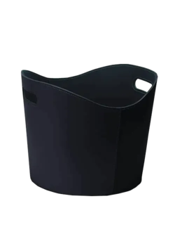 PAB - IMITATION CUIR - NOIR - H:31CM/DIA M:39C PAB - IMITATION CUIR - NOIR - H:31CM/DIA M:39C
